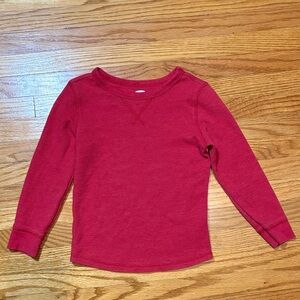 Old navy EUC 4T waffle knit thermal style long sleeve